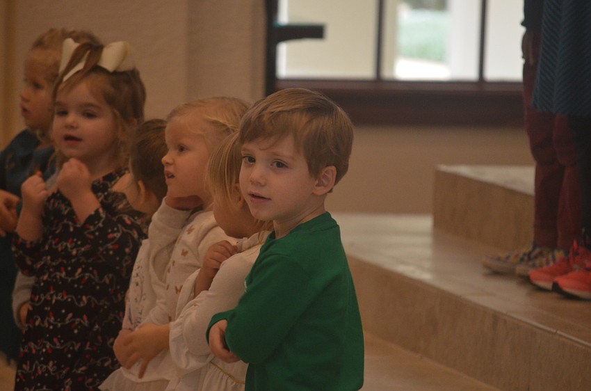 Thomas Wallin does the choreographed dances to the songs he and his classmates sing.