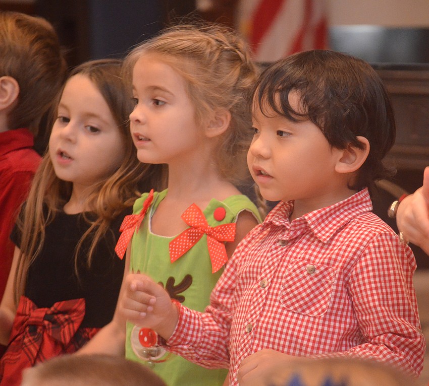 Julietta Patella, Harper Halmuth and Kenji Nagahama sing 