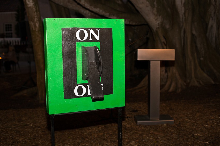 The switch turned all 2 million lights on.