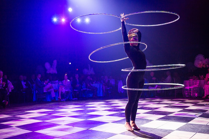 Elena Zhimova  and the Sailor Circus performed Jan. 27 during the Circus Arts Conservatory Gala.