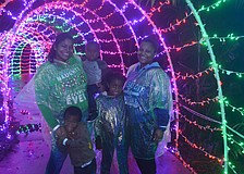 Kayla Pizarro, Cedric Washington, Jayden Washington, Mia Washington and Paris Phillips