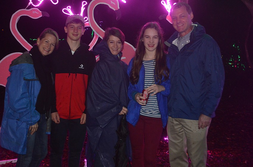 Rebecca Broekman, Harry James Broekman, Kirsten Russell, Caroline Russell and William Russell