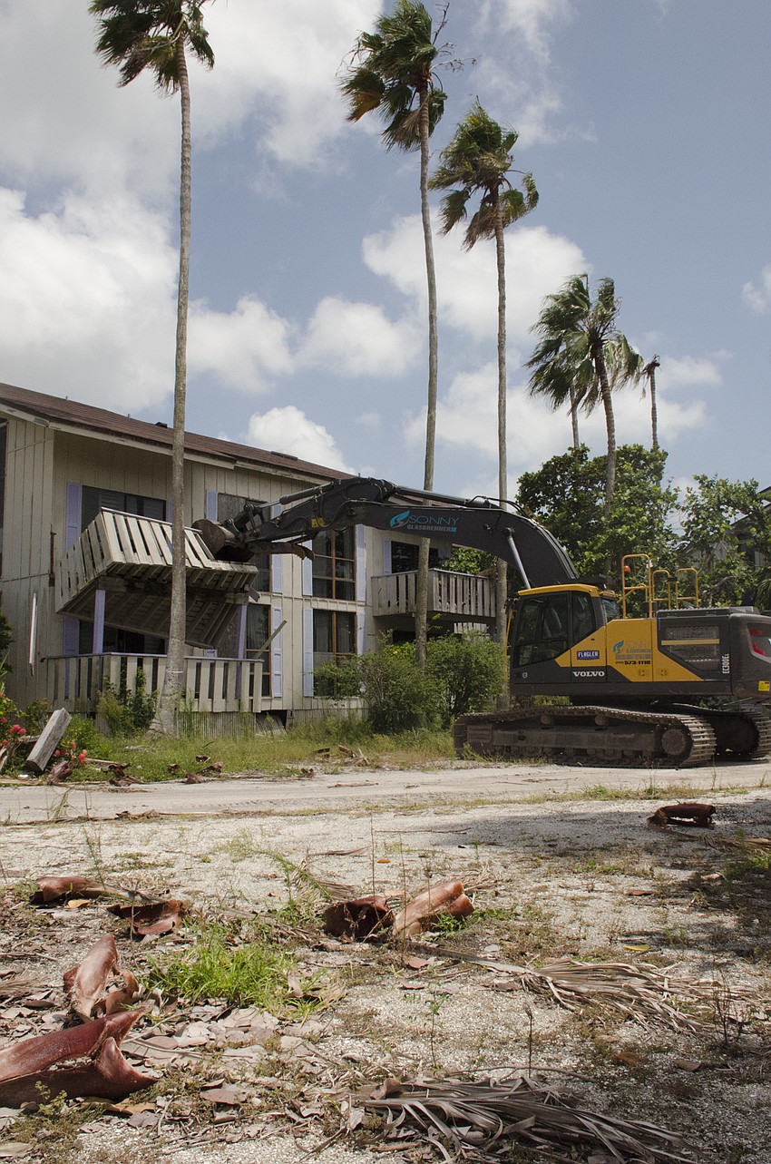 Colony buildings began undergoing demolition over the summer.