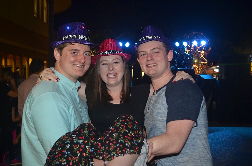 Sam Sparks, Caroline Moore and Matt Sparks