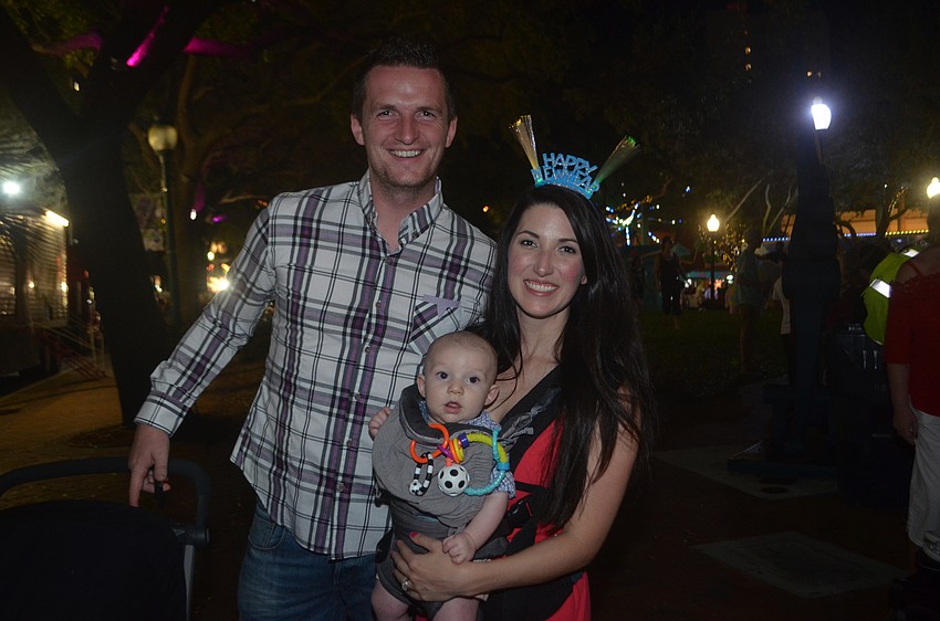 Robert Roddie, William Roddie and Lauren Roddie