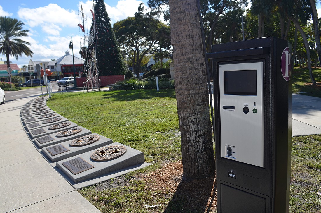 Parking meters are already installed on St. Armands Circle. Up next: downtown.