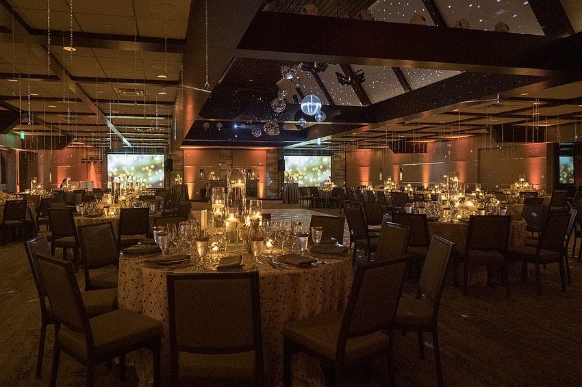 Guests rang in the new year inside Michael's on the Bay at Selby Gardens.