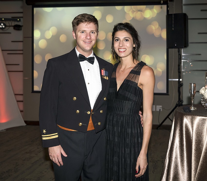 Lt. J. G. Patrick Swain and Anya Bedosky