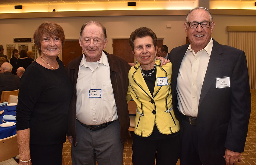 Pat Gelber, Mike and Caryl Levin and Philip Gelber
