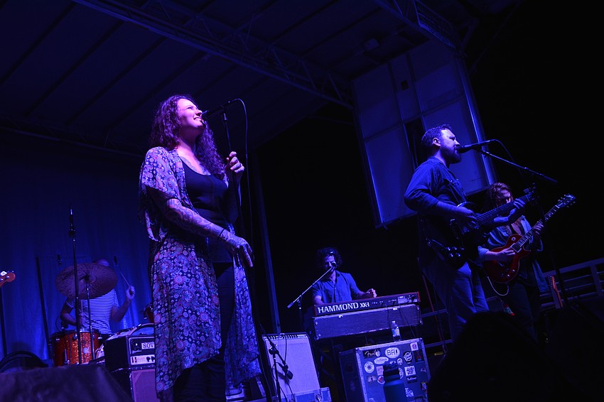 Members of the Thomas Wynn and the Believers band entertained the crowd.