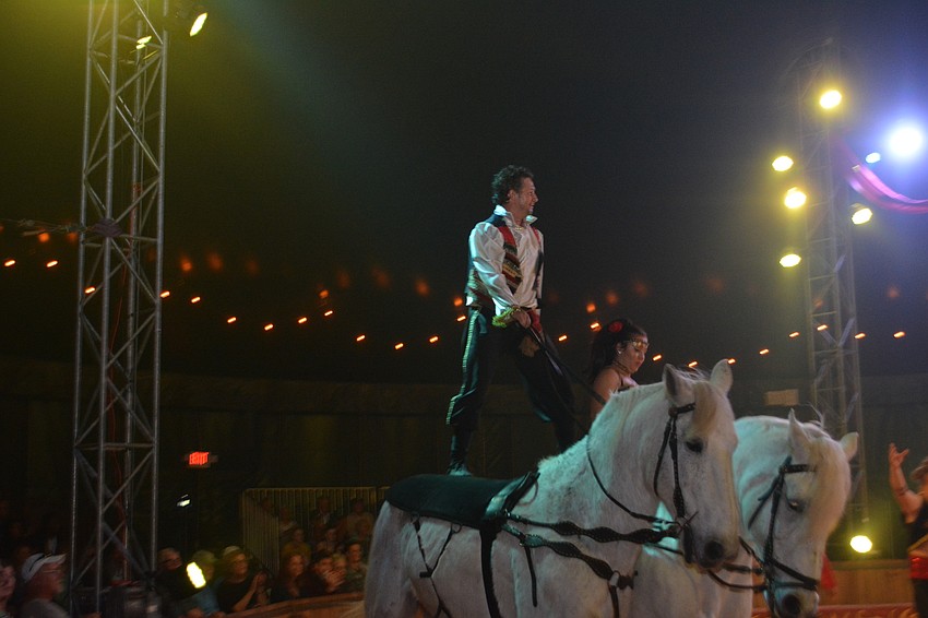 Olissio Zoppe said he wanted to perfect his show before presenting it in Sarasota.