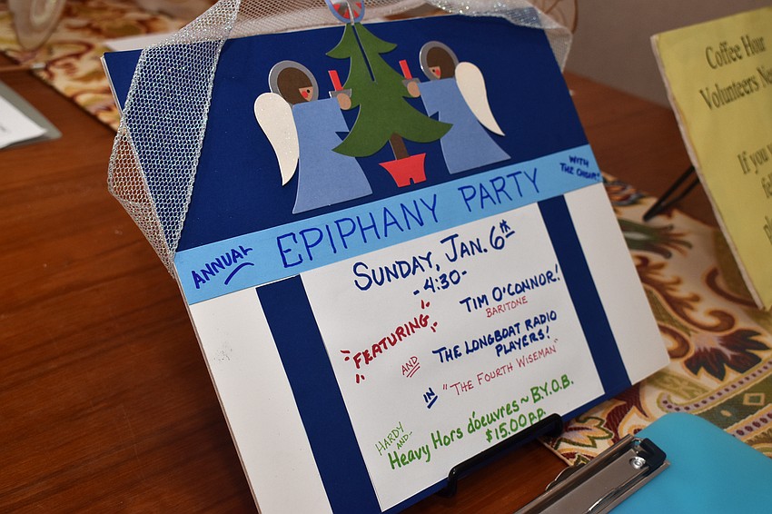 The Epiphany party began with a concert and ended with a reception.