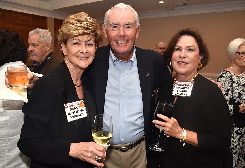 Nancy McElmeel and Jack and Maureen Gibson