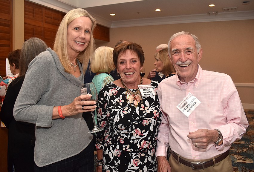 Dianee Baade, Janice Menker and Sid Wright