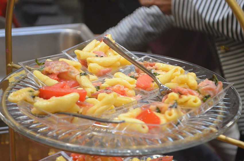 Food from a variety of restaurants from around Sarasota and Manatee County were given out as samples during the fundraiser.