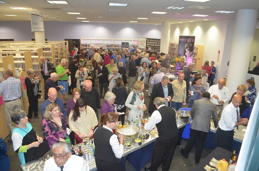 The ball enticed many locals to come and show support.