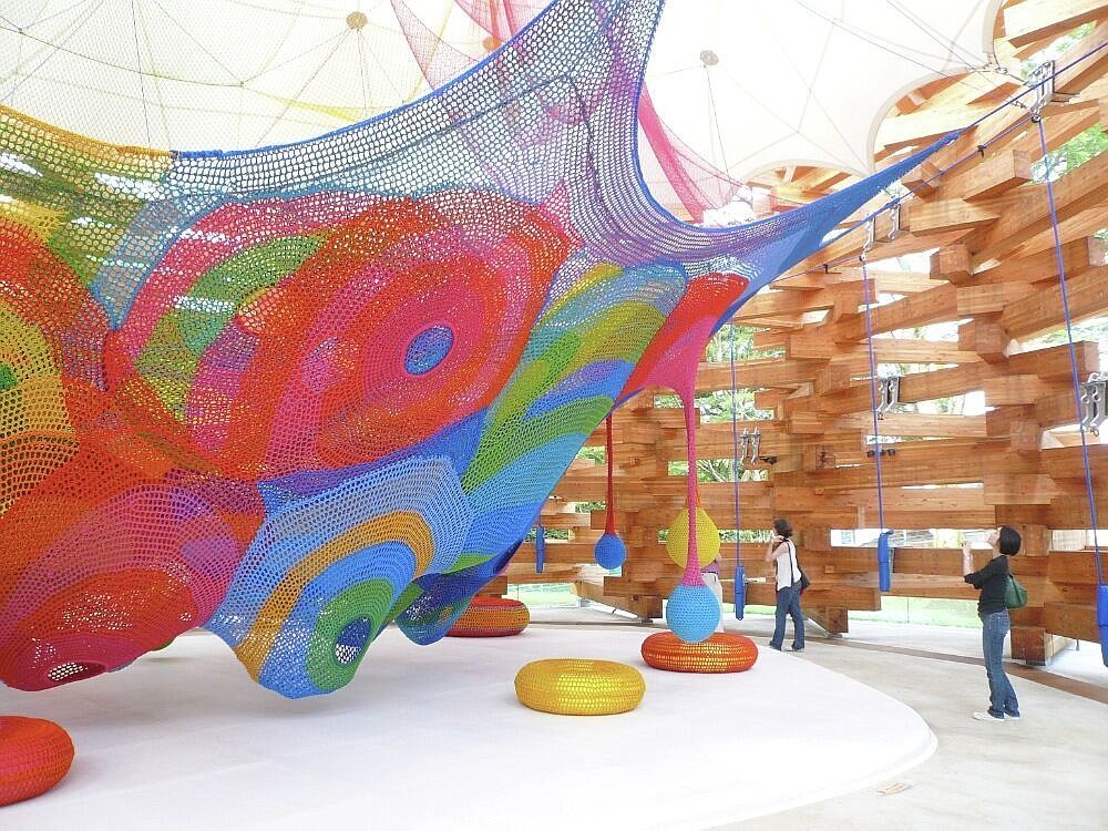 The art exhibition "Extraordinary Playscapes" is just one of the nine Sarasota residents can visit throughout Sarasota Museum of Art&#39;s four-month spring programming. Photo Courtesy