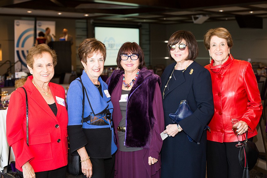 Joan Cohen, Nancy Milbauer, Nancy Gold, Sylvia Samet and Hedria Saltzman