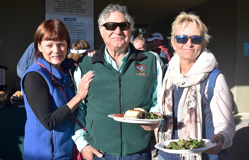 Chris Goodwin and Ed and Ann Kelmenson