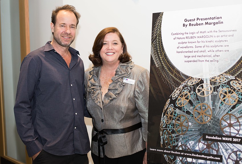 Speaker Reuben Margolin and Executive Director Stephanie Grosskreutz