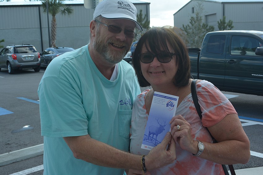Jerry and Becky Gorski of Creekwood joined the Elks during the open house.