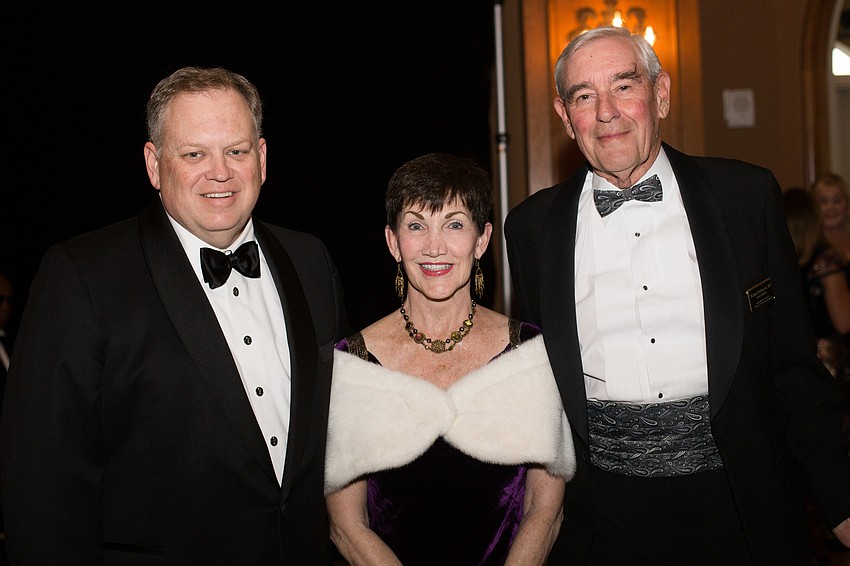 SMH President and CEO David Verinder, Carolyn Van Helden and Richard Rehmeyer