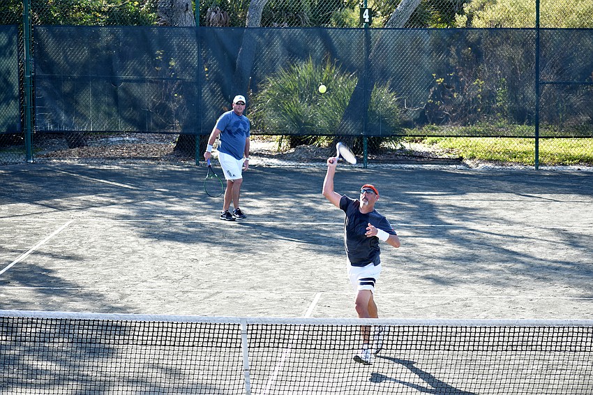 Players compete in a semi-final round the morning of Jan. 13.