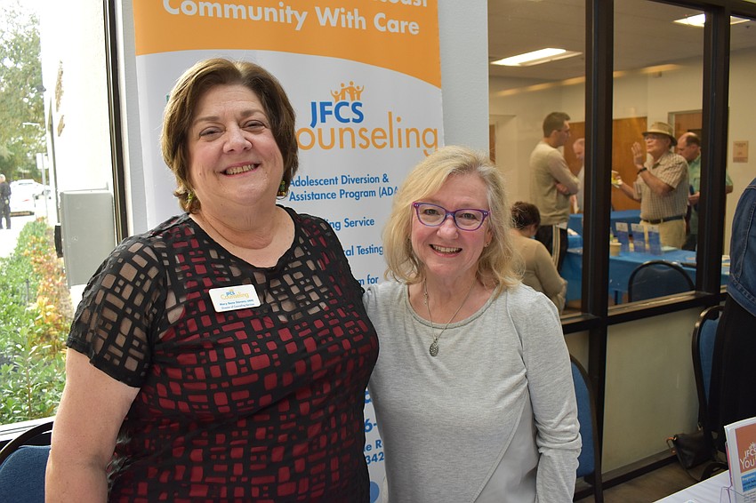 Jewish Family and Children's Service's Mary Bane Stevens and Shari Jansen