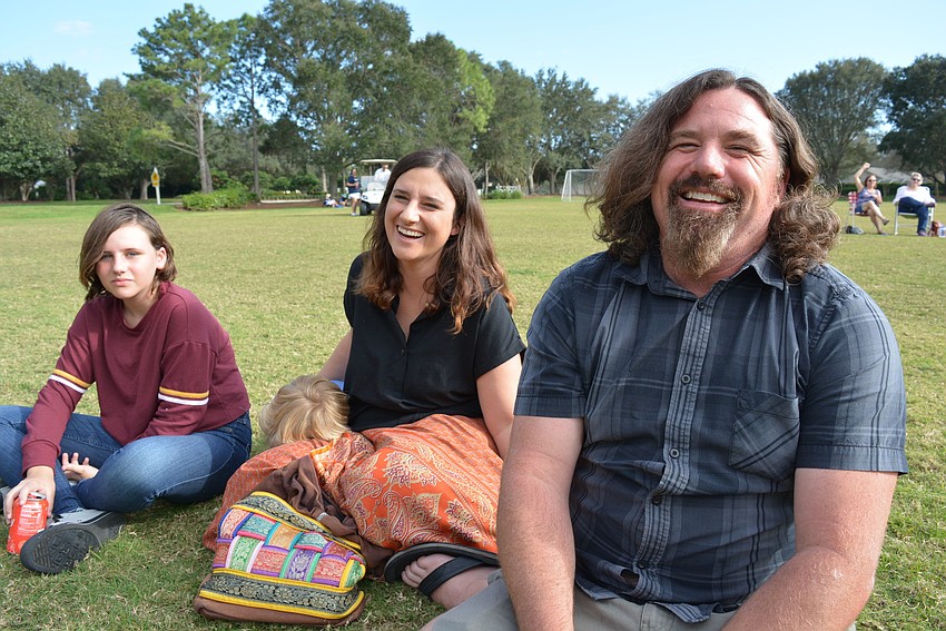 Maya Weber, Finn MacBaine, Andrea Weber and Josh Bean, of Venice, started following the band 10 years ago after moving to the area from Austria.