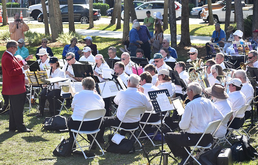 The Sarasota Circus Concert Band performed before and during the induction ceremony.
