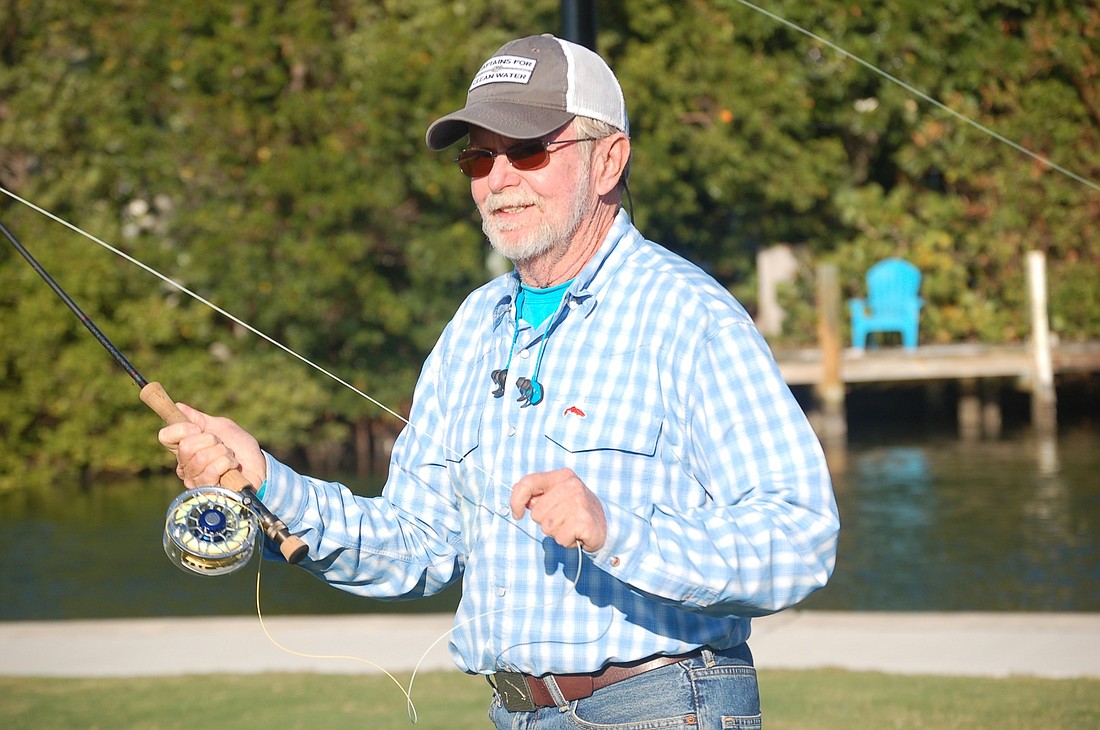 Rusty Chinnis is a certified fly-casting instructor.