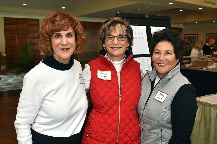Key Niners President Debbie Rand, Bonnie Chisling and Shelly Lazarus