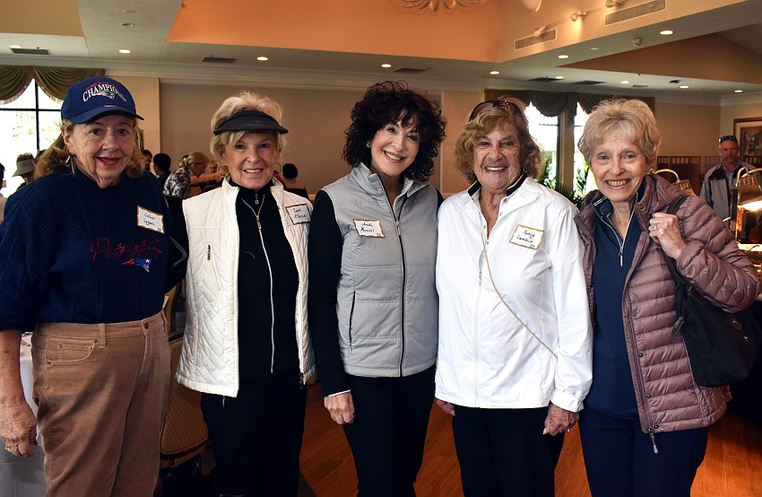 Celia Lepore, Carol O’Brien, Andi Munzer, Nancy Cambria and Anita Cohen