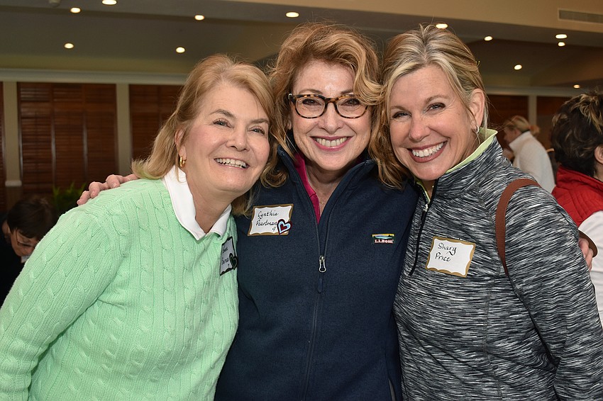 Cynthia Pearlman, Bonnie Berner and Shary Price