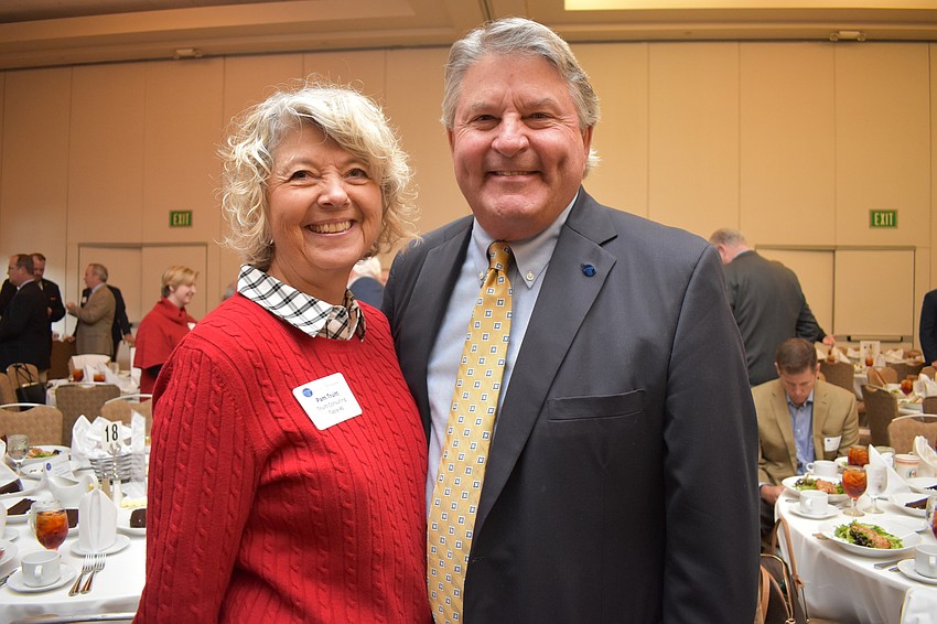 Pam Truitt of Truitt Consulting and Tom Dabney, a member of the board of directors of the Argus Foundation