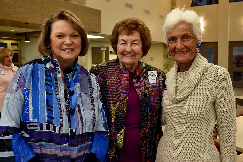 Elaine McClure, Ruth Strauss and Joyce Fox
