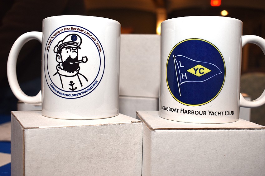 Residents could purchase Longboat Habour apparel and mugs.