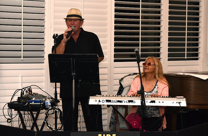 Fire & Ice performed throughout the evening.