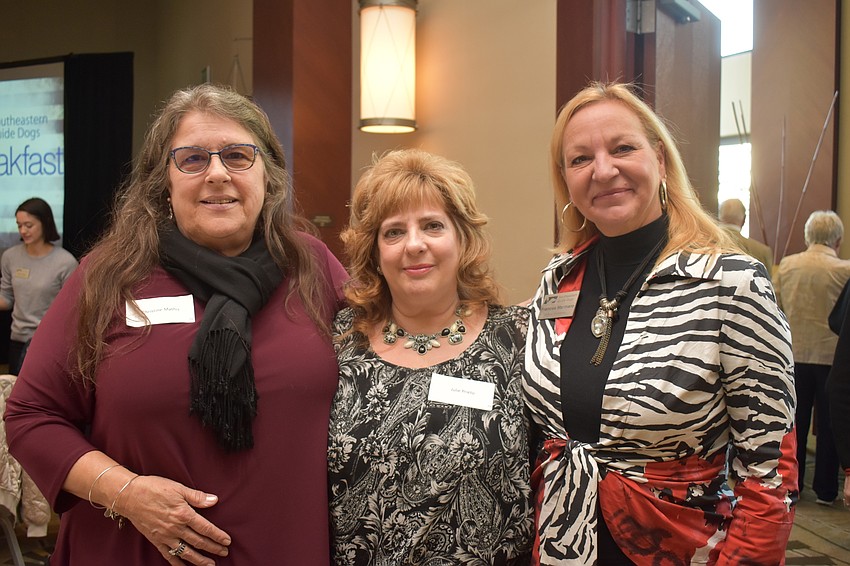 Christine Mathis, Julie Prieto and Frances Marinaro