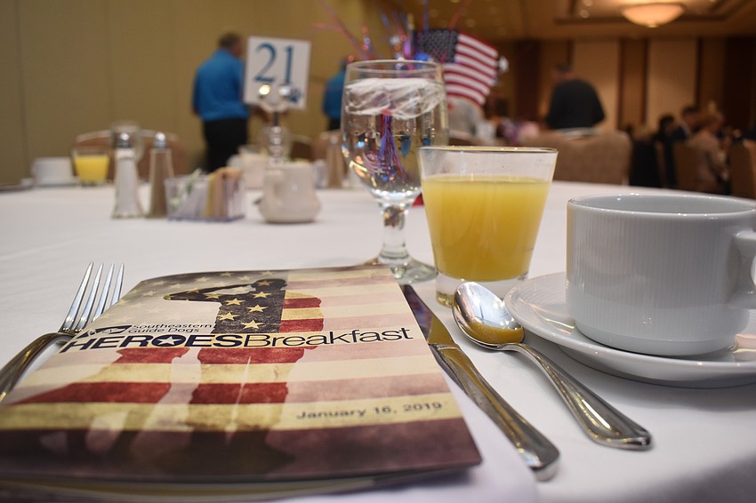 The Heroes Breakfast announced the Heroes Council Challenge, which is a grant donation matching challenge of up to $250,000 for Southeastern Guide Dogs.