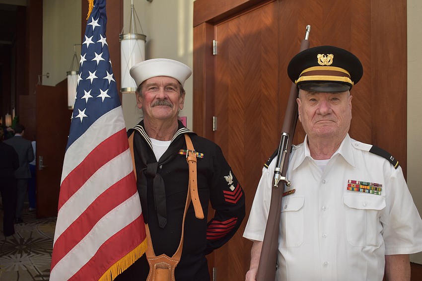 Braden River's VFW Graham Ellis and Don Courtney