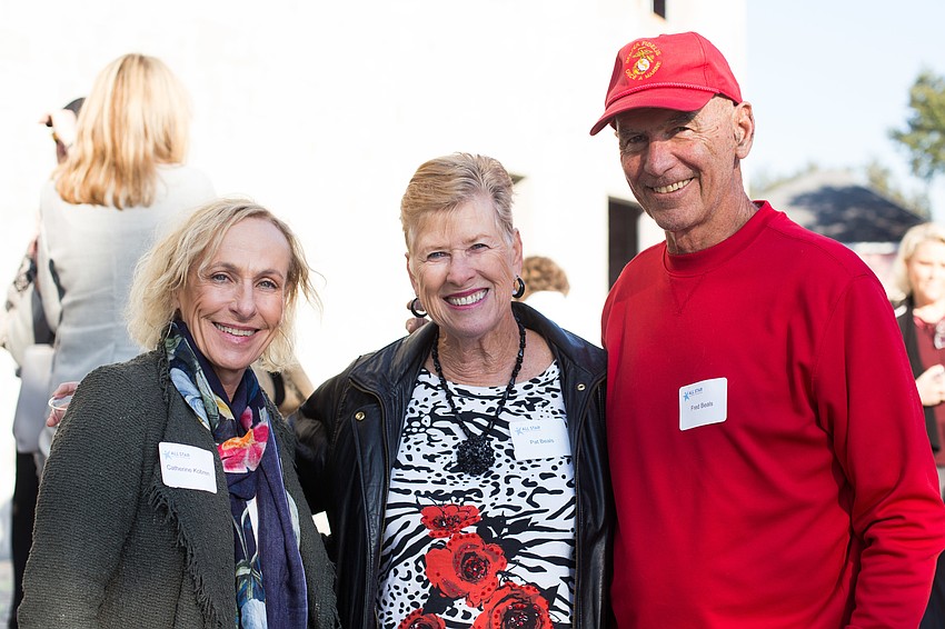 Catherine Kobren with Pat and Fred Beals