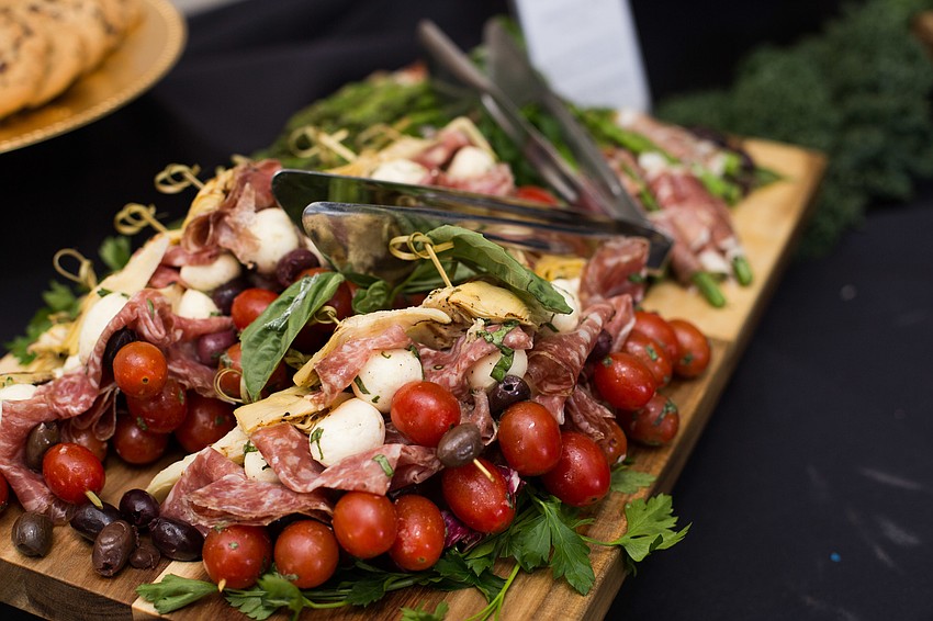 Guests enjoyed appetizers and sweet treats in the campus.