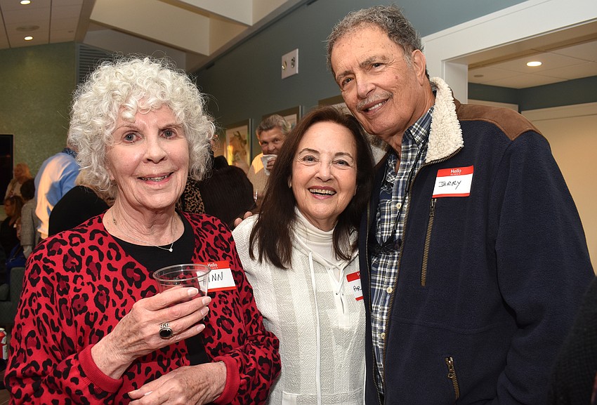 Ann Machan and Arlene and Jerry Schwartz