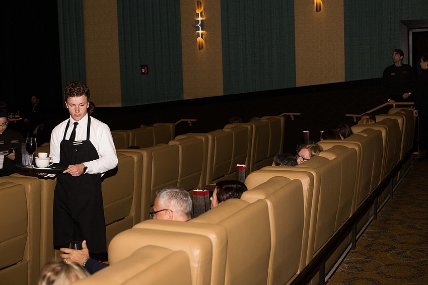 Guests gathered in theatre 2 for the showing and presentation.