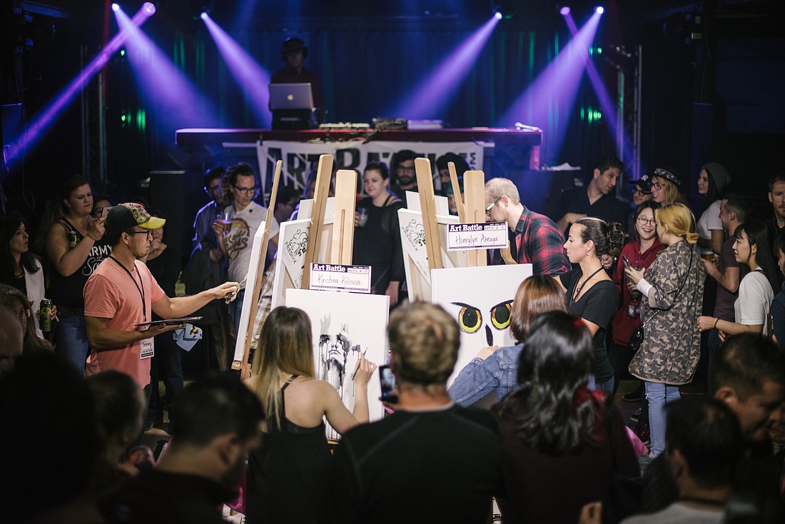 Vancouver is one of international cities that have hosted the event since its inception 18 years ago. Photo courtesy Art Battle International
