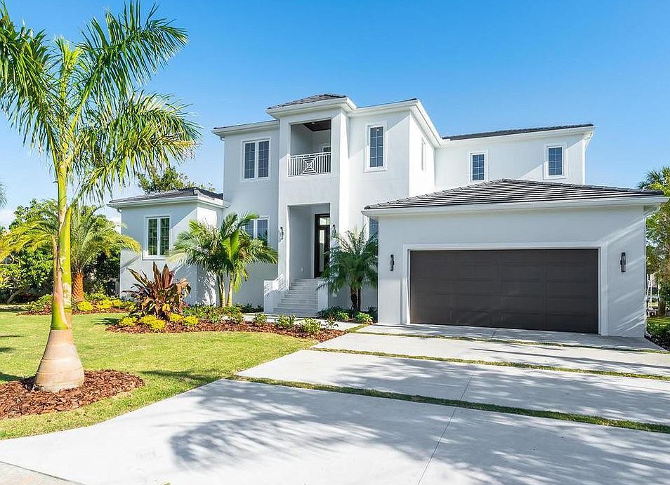 The Country Club Shores home at 572 Outrigger Lane recently sold for $2.84 million. Built in 2018, it has four bedrooms, four-and-two-half baths, a pool and 4,141 square feet of living area.