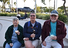 Mary Lou Lester, Doris McGann and Ken McGann