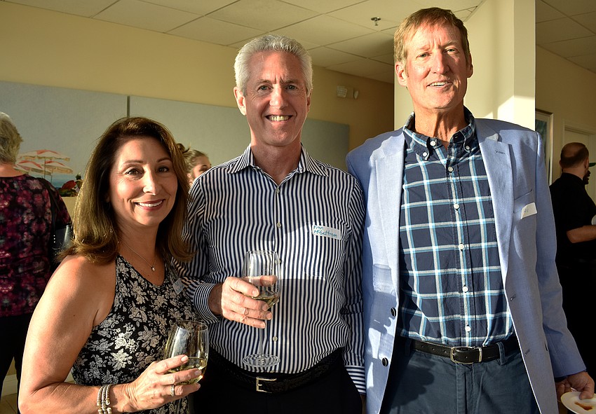 Pat and Fran McGettigan and Neil Avison