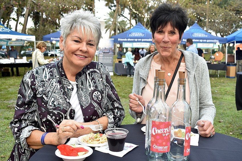 Christine Evans and Paulette Koch
